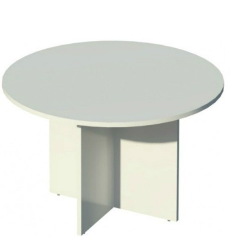 MESA DE JUNTAS REDONDA CON BASE ASPA DIAMETRO Ø100